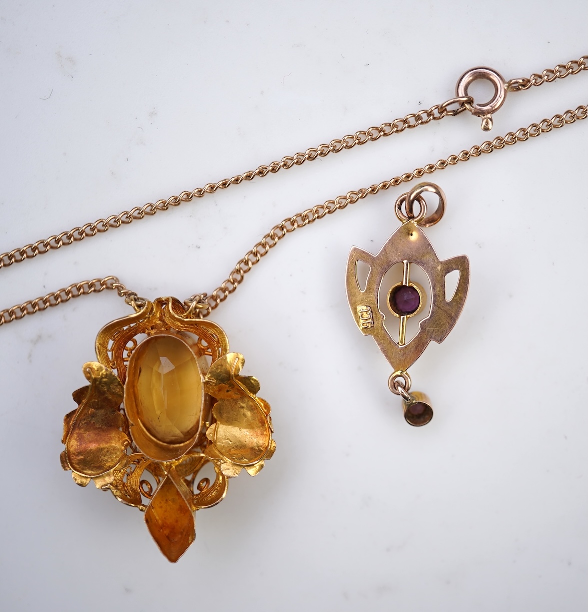 Two pendants